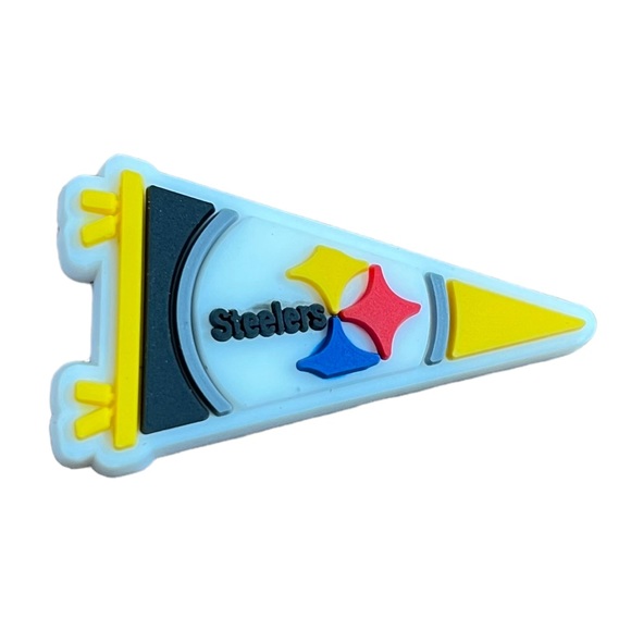 Shoe Charm Accessories - Pittsburgh Steelers Flag Croc Charm